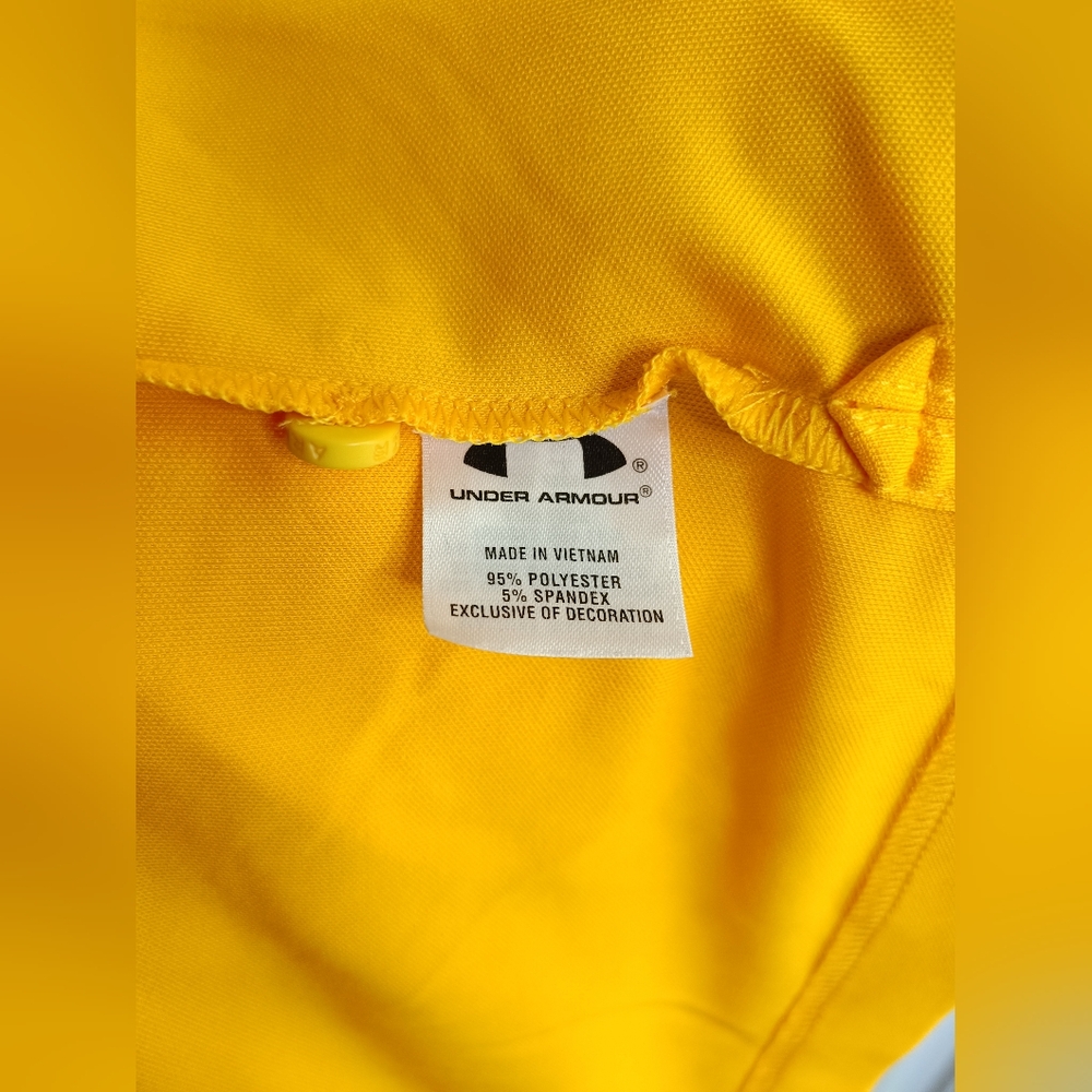 2XL Under Armour U.S. Navy Polo Heat Gear Naval Academy Military Casual Golf Dad - Picture 7 of 8